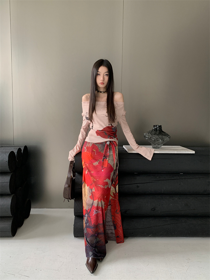 CHEERART Vintage Red Mesh Long - đánh giá và giá Summer Clothing Wraps