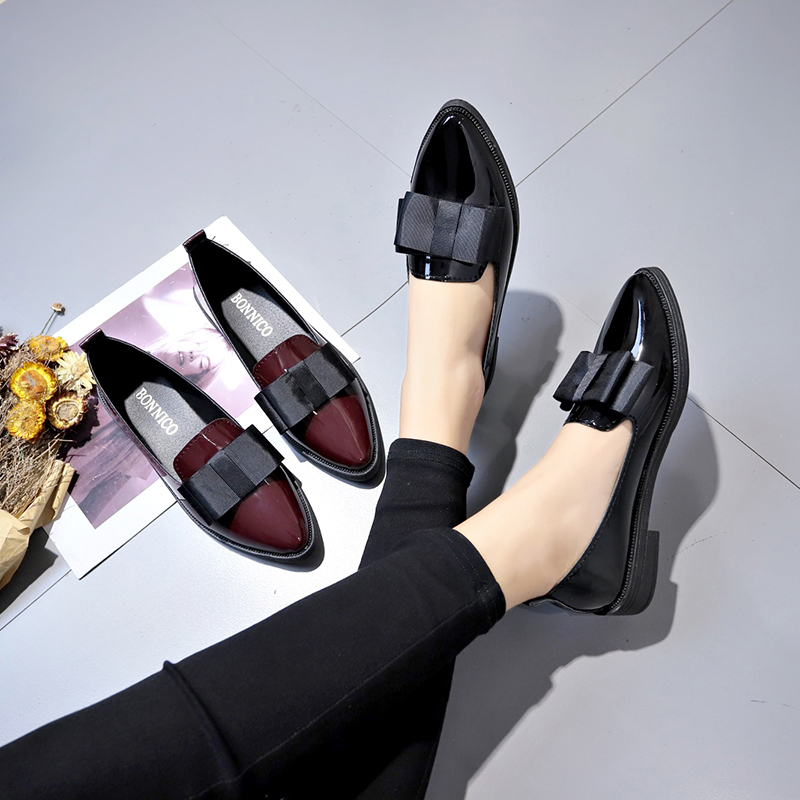 Black/ Wine Red Patent Leather - đánh giá và giá Summer Clothing Stores