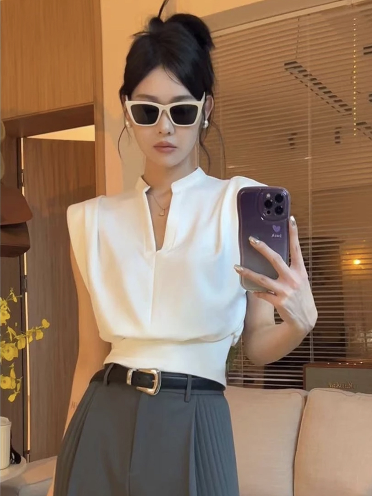 Retro Stand Collar Short Sleev - đánh giá và giá Summer Clothing Brands