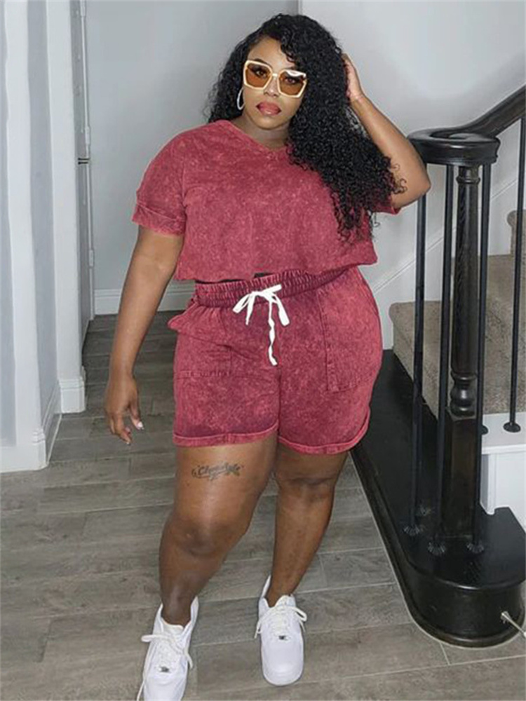 Wmstar Plus Size Two Piece Out - đánh giá và giá Summer Clothing Wholesale
