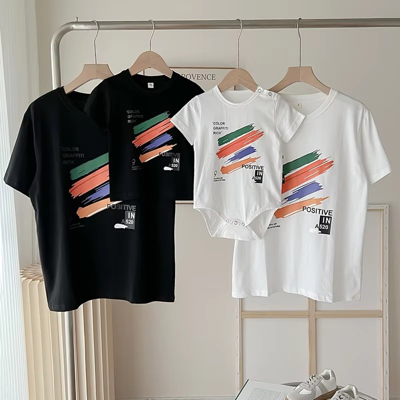 Family Look T Shirts 2026 Summ - đánh giá và giá Summer Clothing Drawing