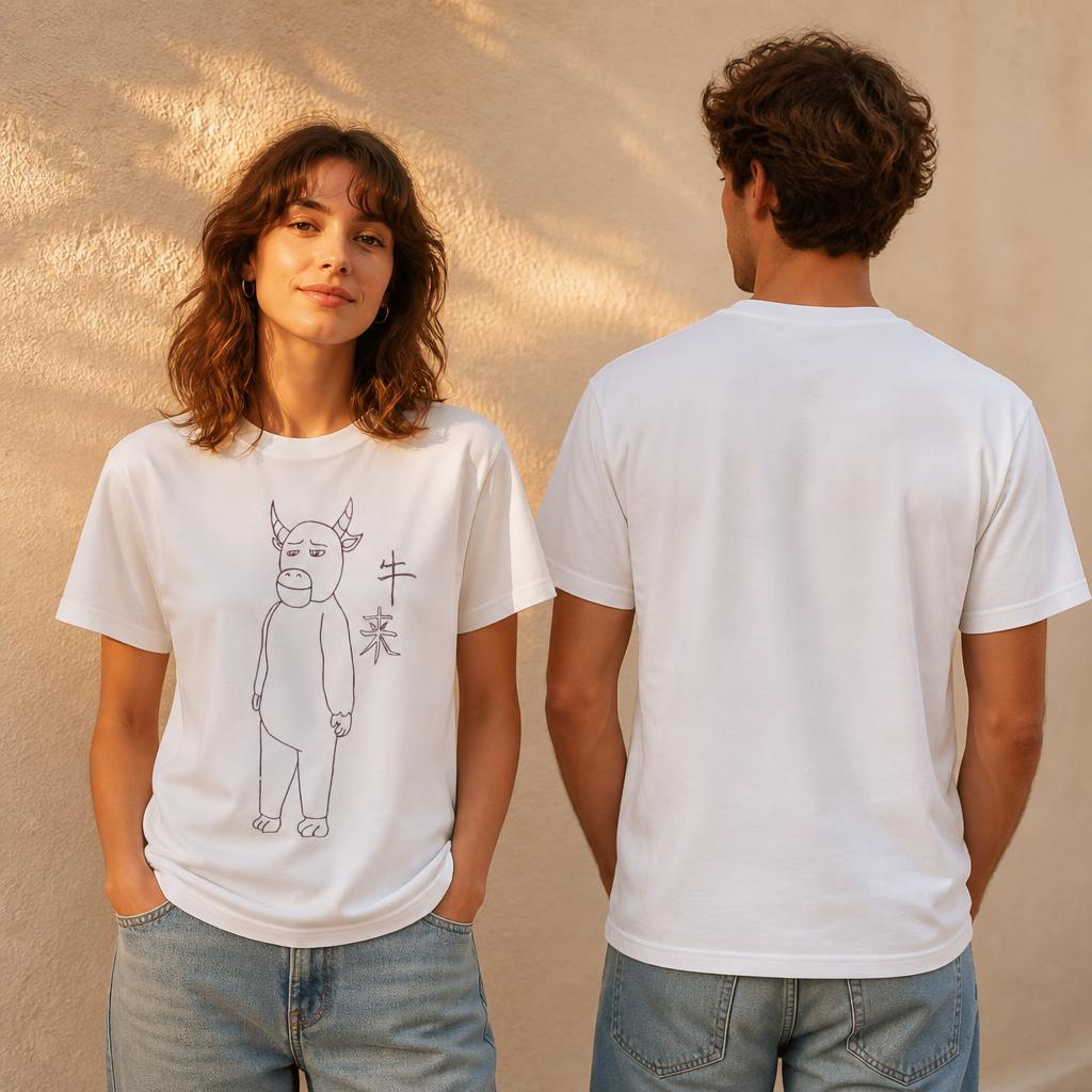 Niu Lai Drawing Men T Shirt 10 - đánh giá và giá Summer Clothing Drawing