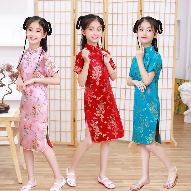 Summer Children's Cheongsam Mo - đánh giá và giá Summer Clothing Baby Girl