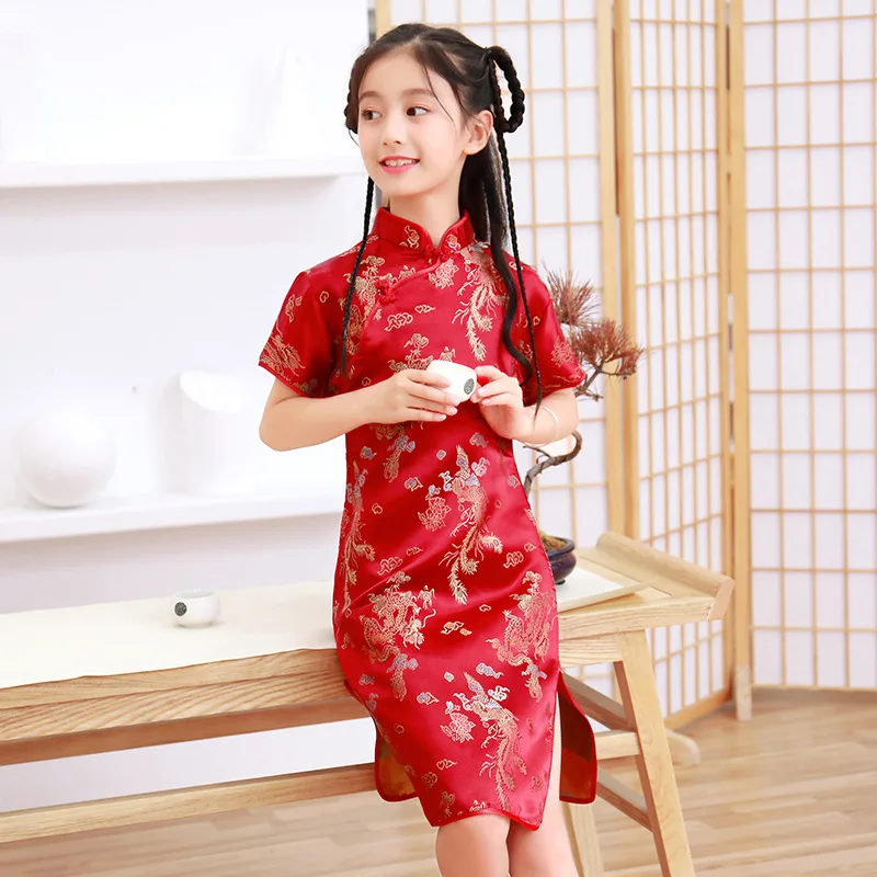 Summer Children's Cheongsam Mo - đánh giá và giá Summer Clothing Baby Girl