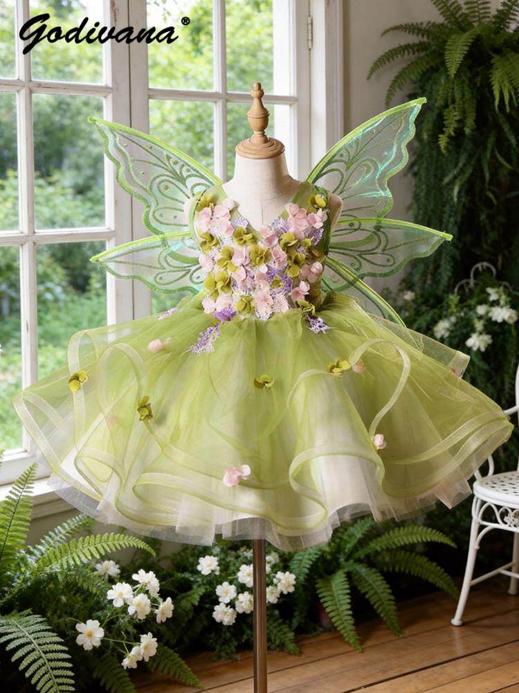 Sweet Baby Girls Butterfly Win - đánh giá và giá Summer Clothing Baby Girl
