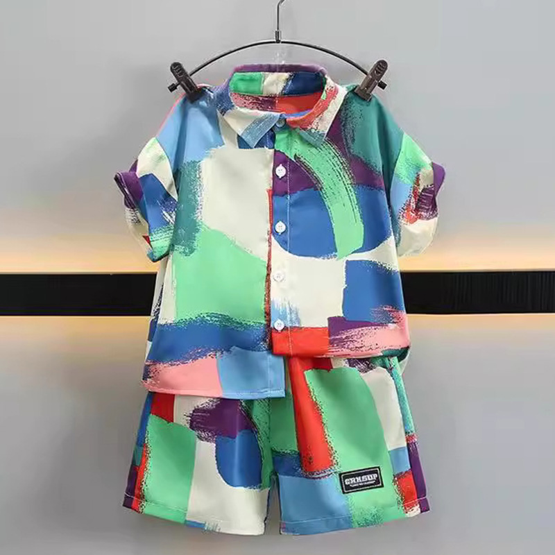 New Summer Baby Clothes Suit C - đánh giá và giá Summer Clothing Drawing