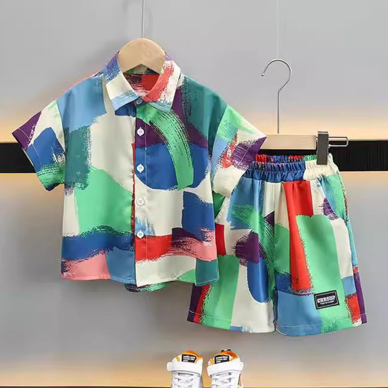 New Summer Baby Clothes Suit C - đánh giá và giá Summer Clothing Drawing