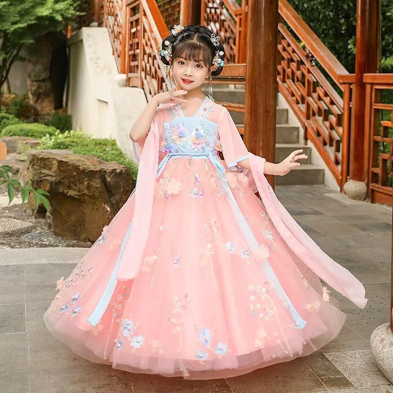Summer Children Hanfu Dresses  - đánh giá và giá Summer Clothing Baby Girl